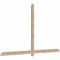 Ekena Millwork Eugene Smooth Timber Gable Bracket, Douglas Fir, 96"W x 56"H x 1 1/2"D x 3 1/2"F, 14/12 Pitch GBW096X56X0204EUG00SDF - alternate 3